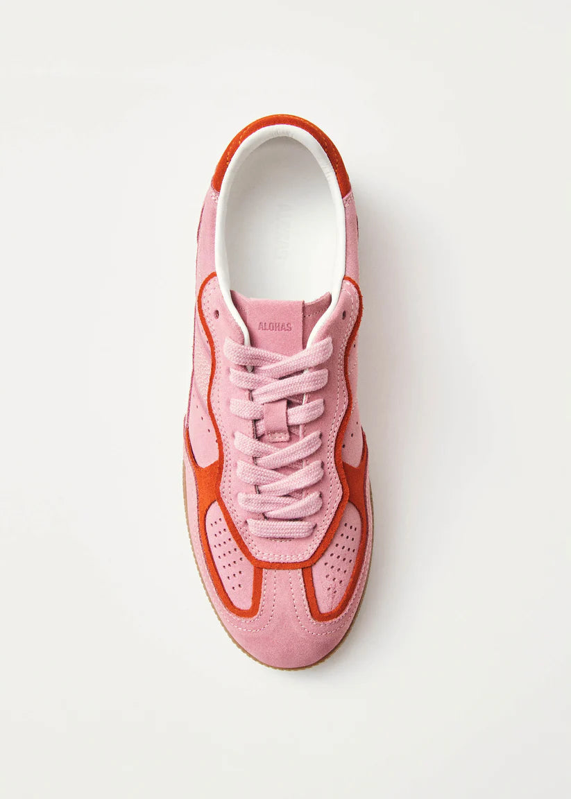 ALOHAS Rife Sea Pink Leather Sneakers