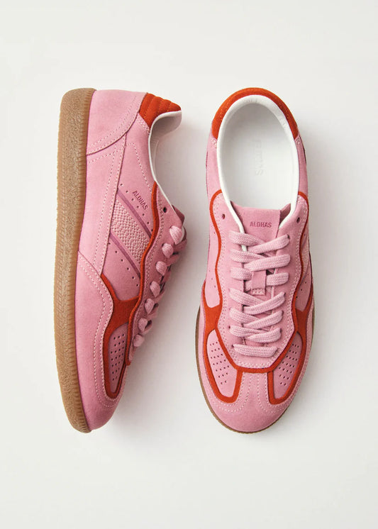 ALOHAS Rife Sea Pink Leather Sneakers