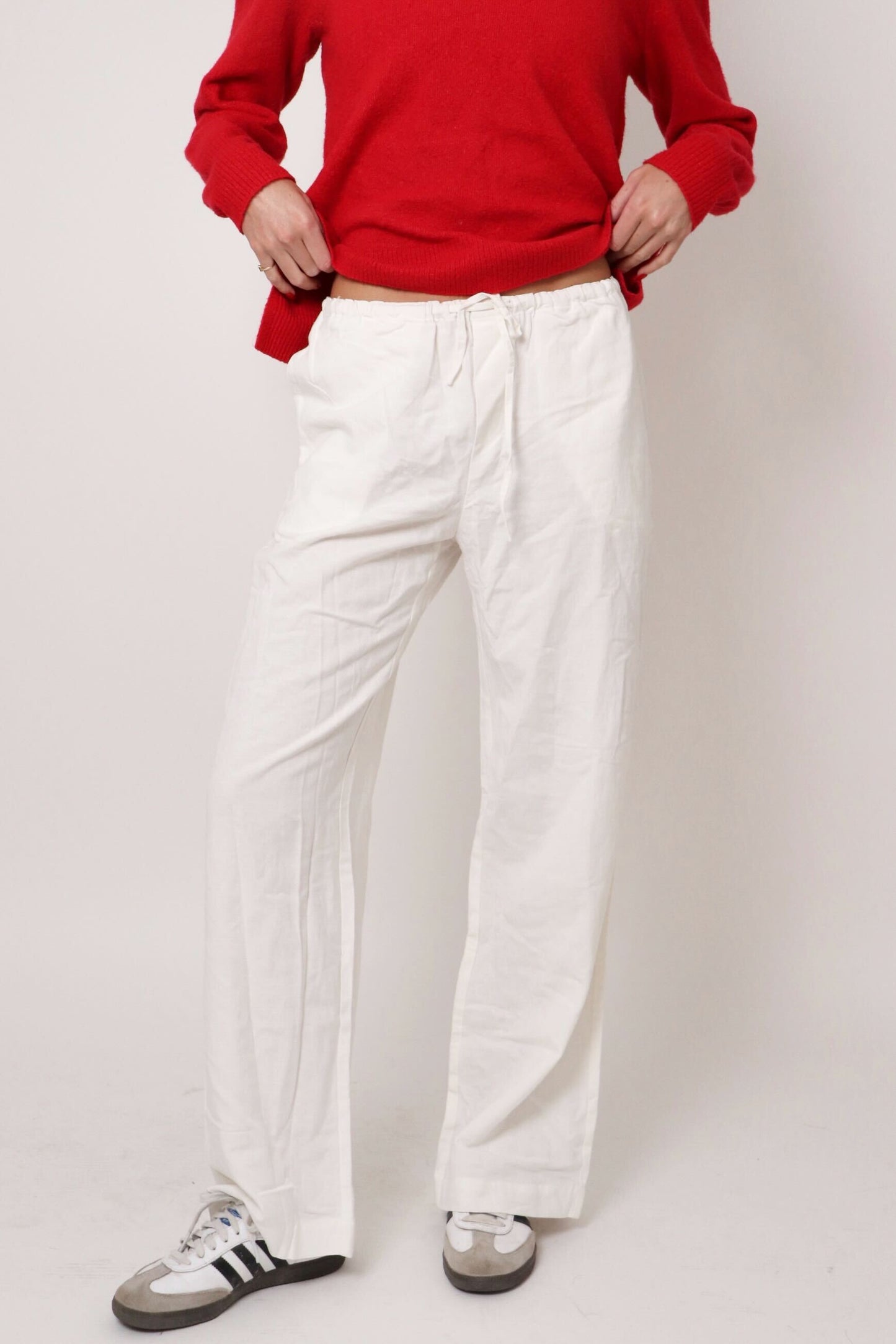 Drawstring Linen Pants